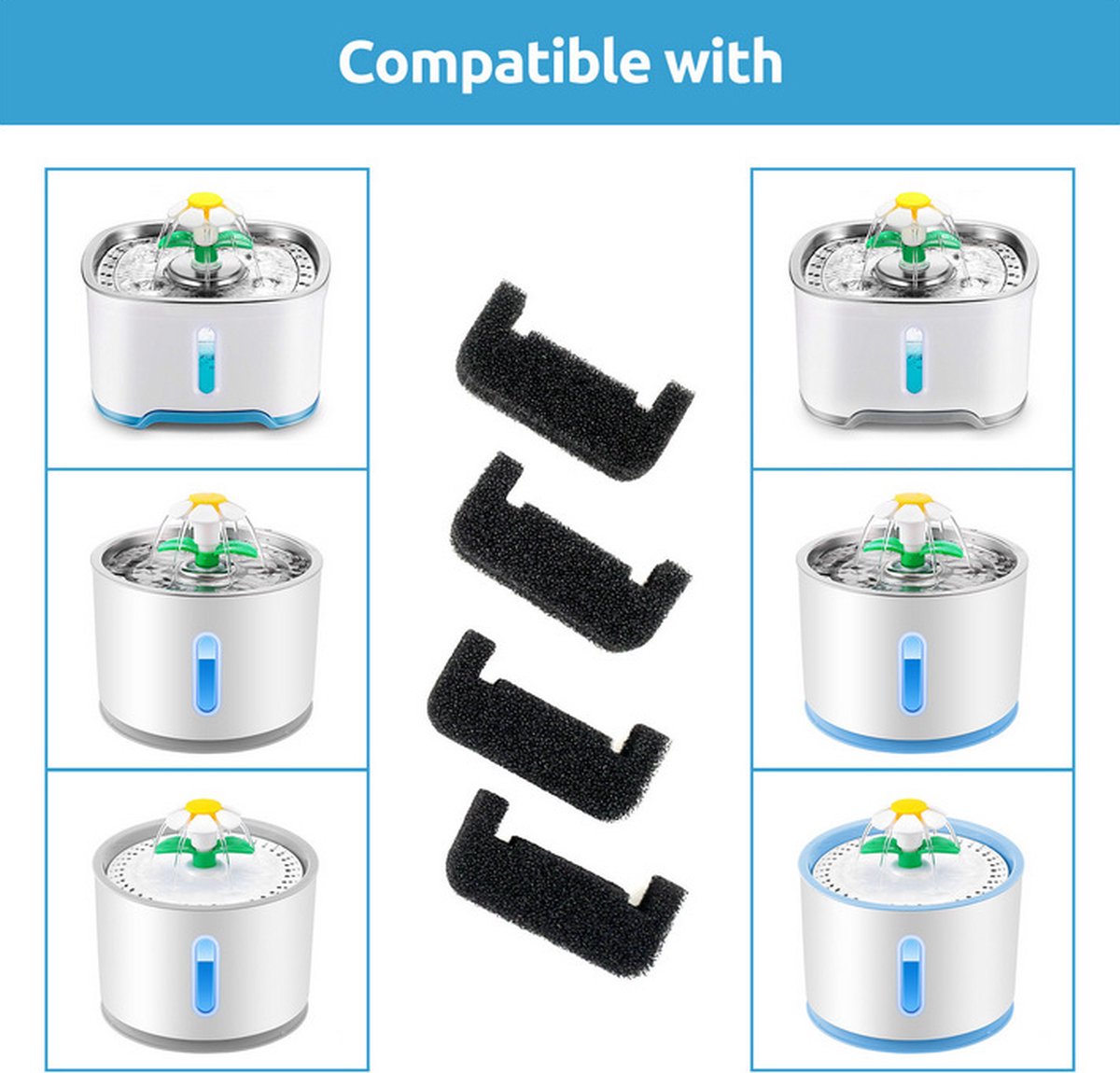 Pet Drinking Fountain Filters