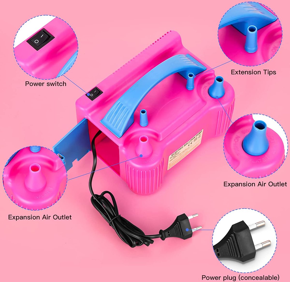 Electric Ballon Pump 600W