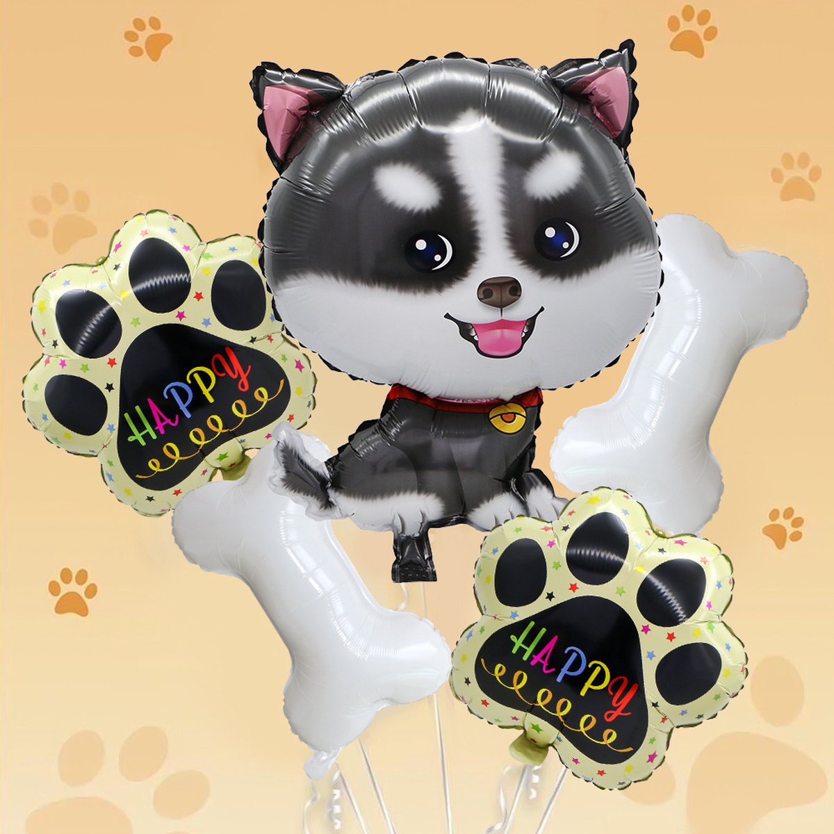 Puppy Theme Decoration Balloon Set Corgi/Husky