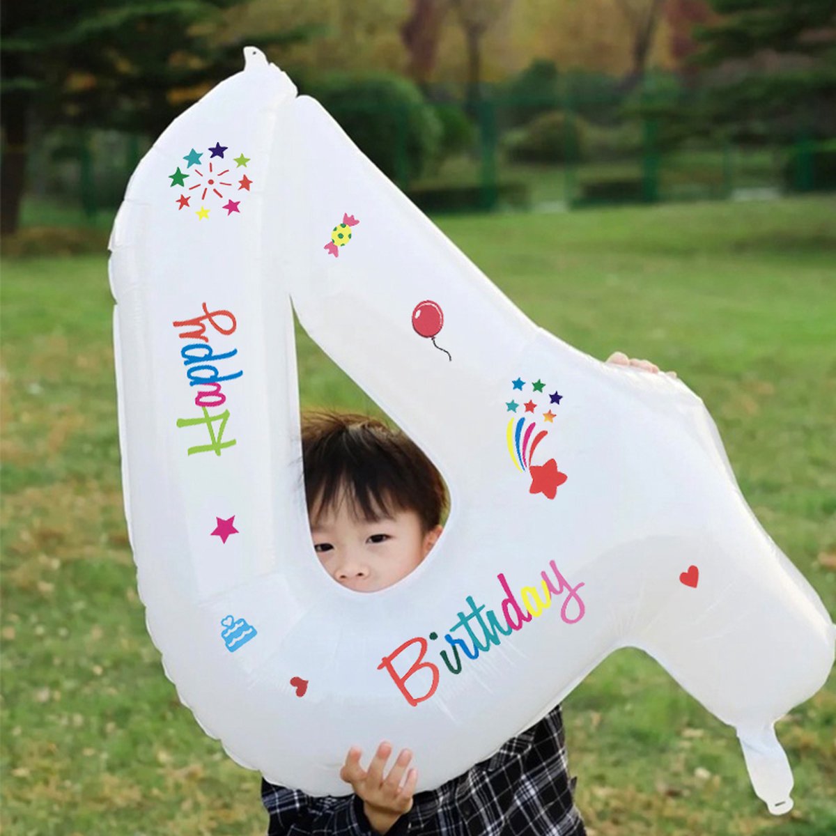 Happy Birthday Daisy Balloon Set
