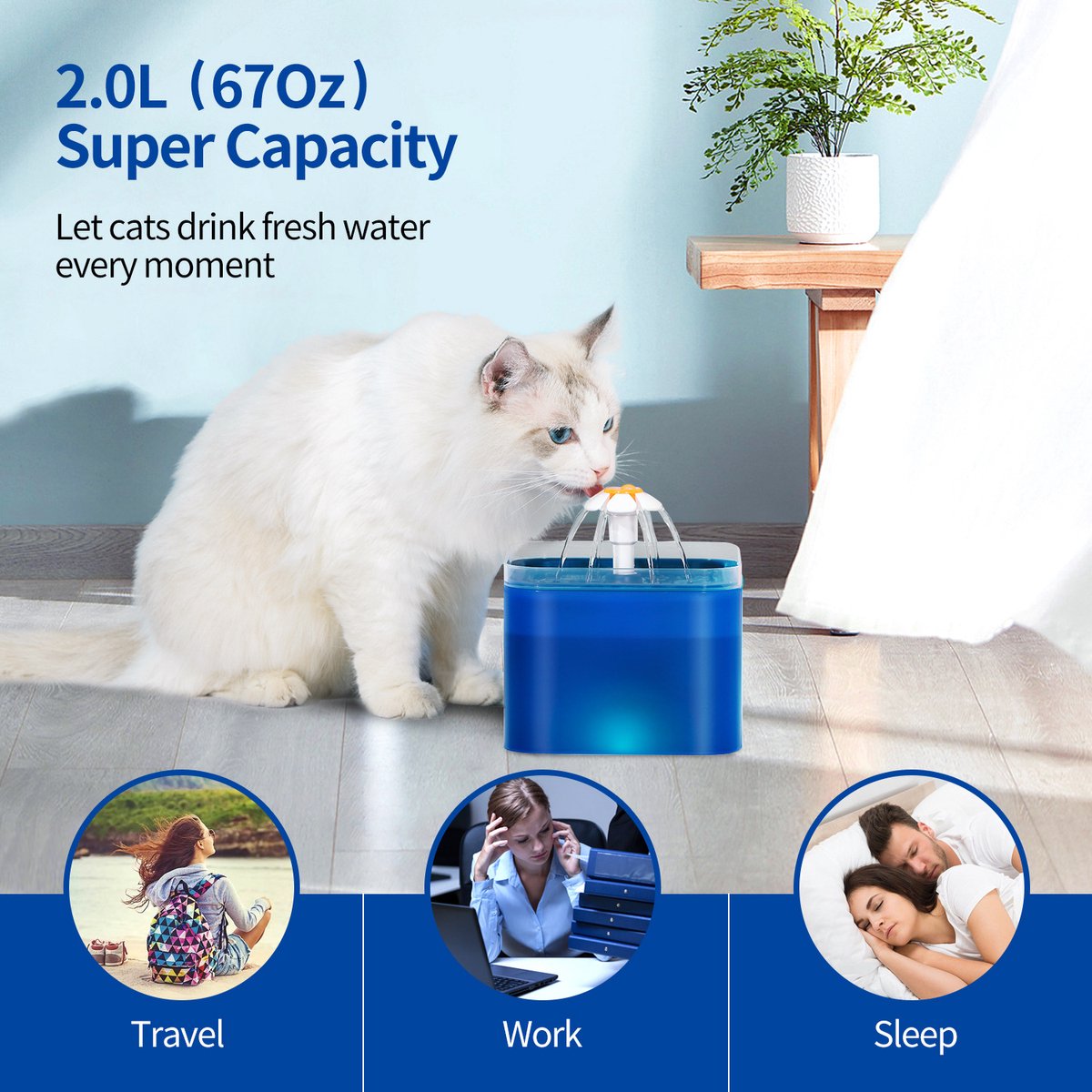 Automatic Pet Drinking Fountain
