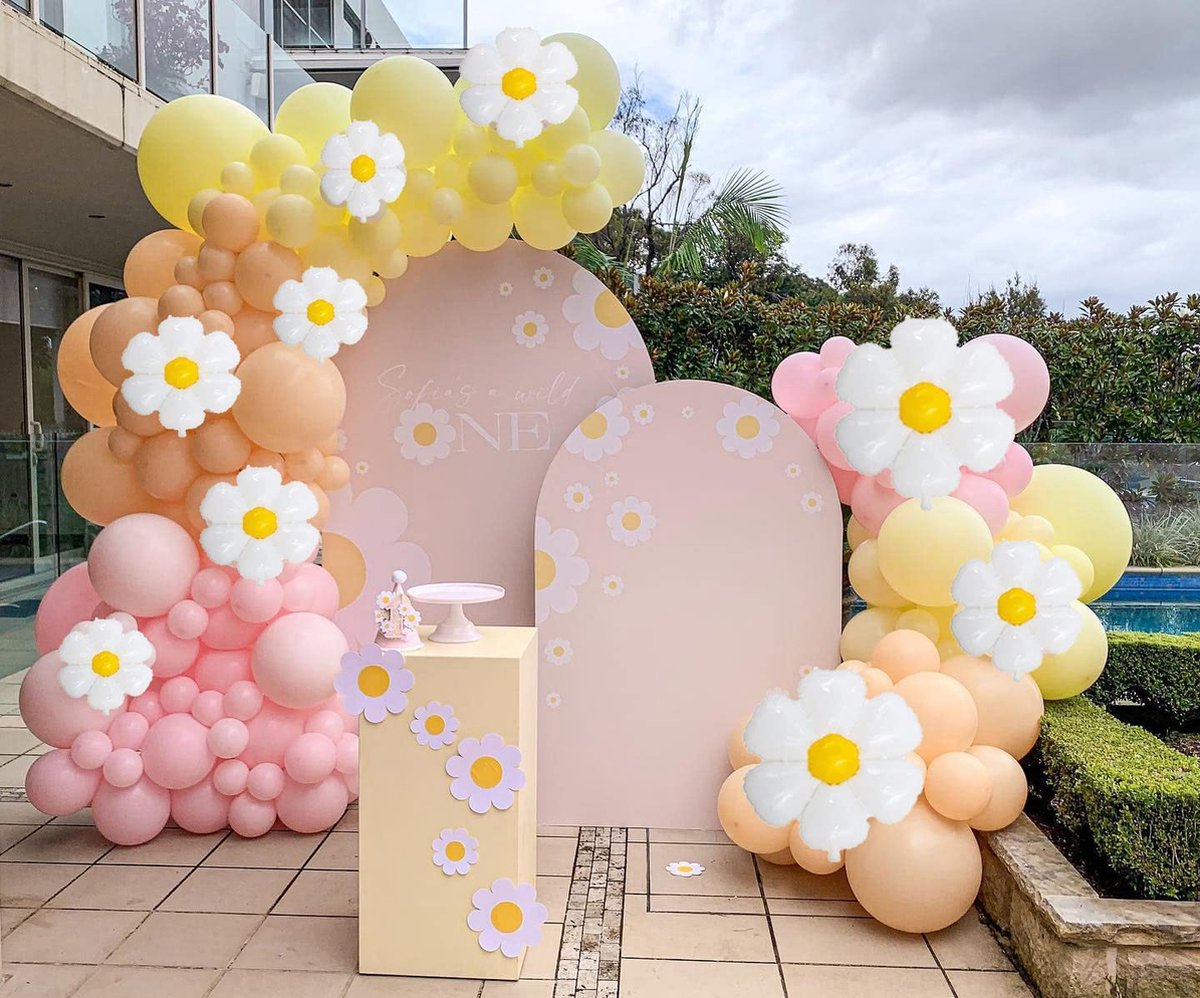 Happy Birthday Daisy Balloon Set