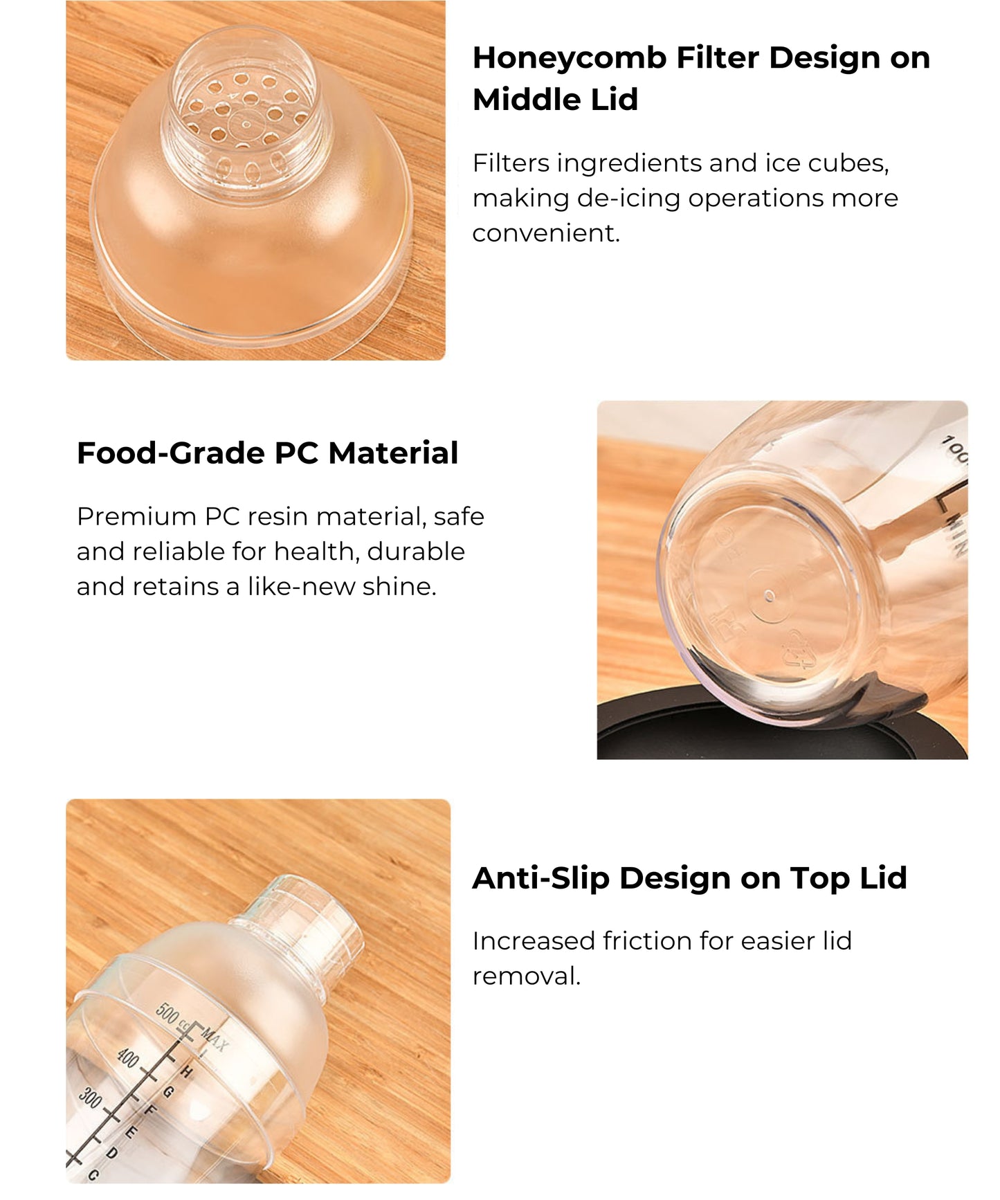 1000ML Cocktail Shaker Cup