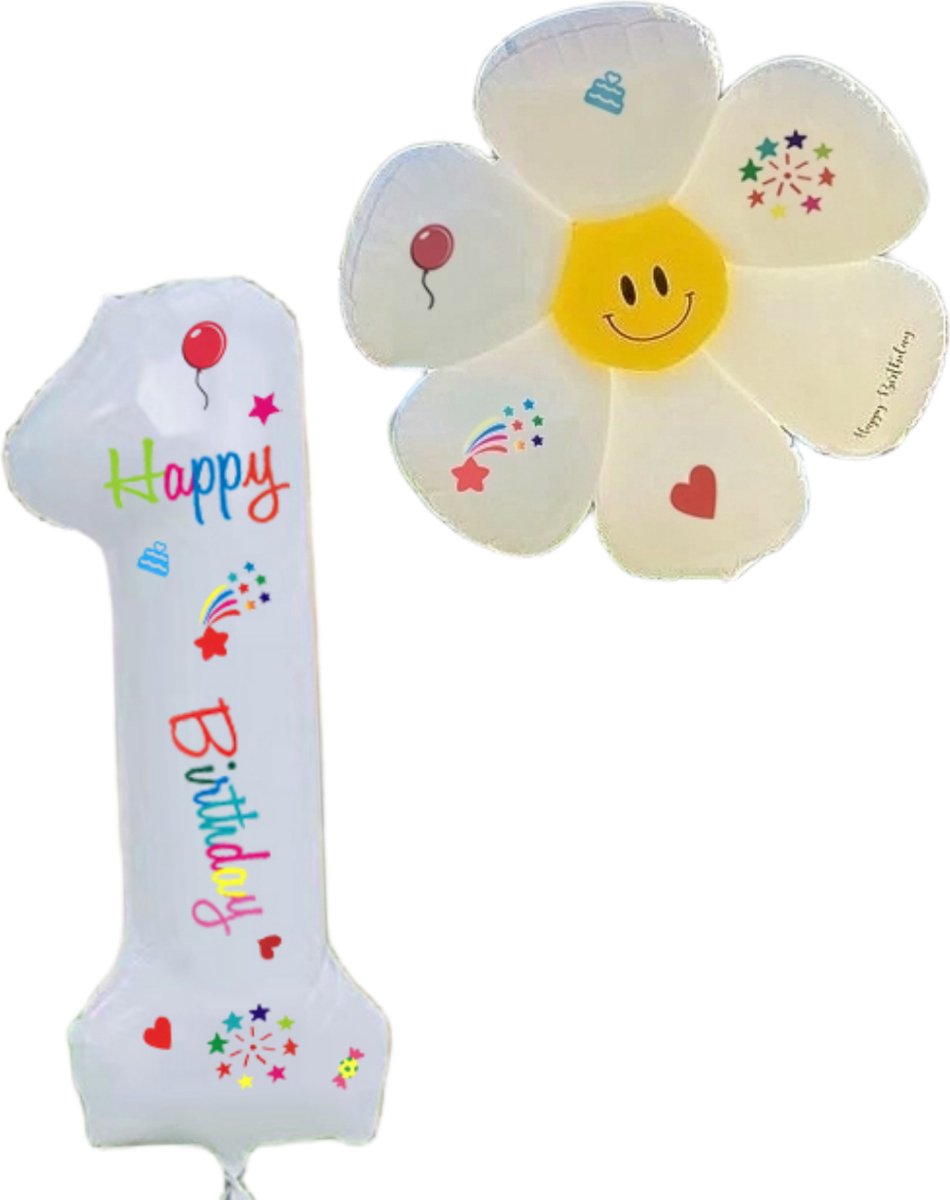 Happy Birthday Daisy Balloon Set