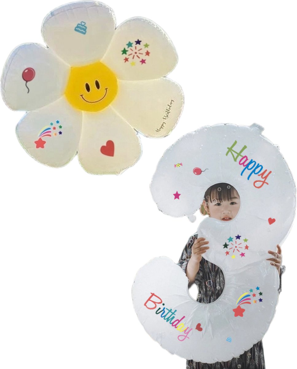 Happy Birthday Daisy Balloon Set