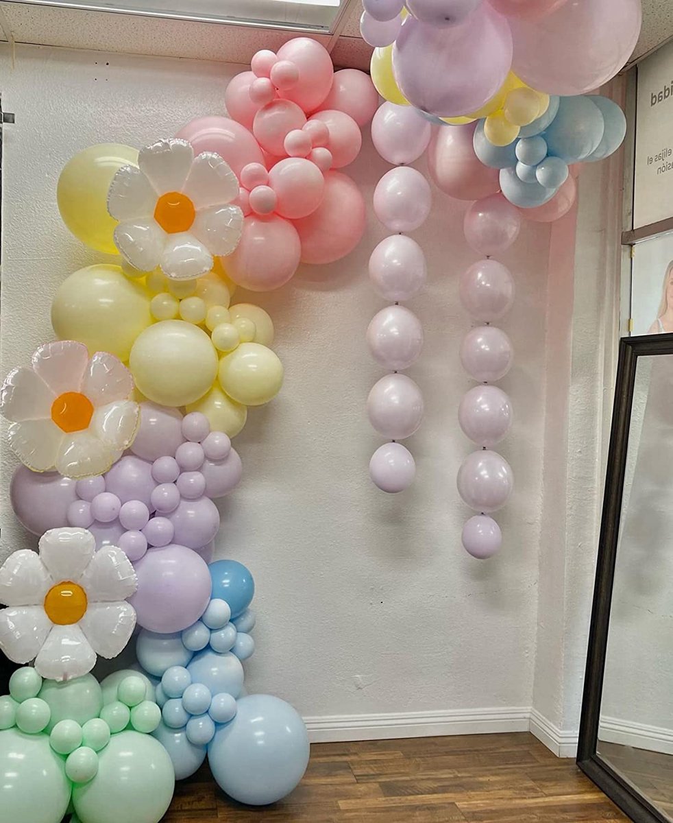 Happy Birthday Daisy Balloon Set