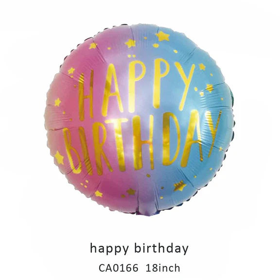 18inch Happy Birthday Balloon MOQ 50pcs Batch 5