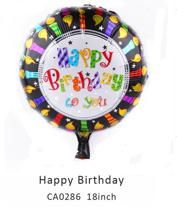 18inch Happy Birthday Balloon MOQ 50pcs Batch 5