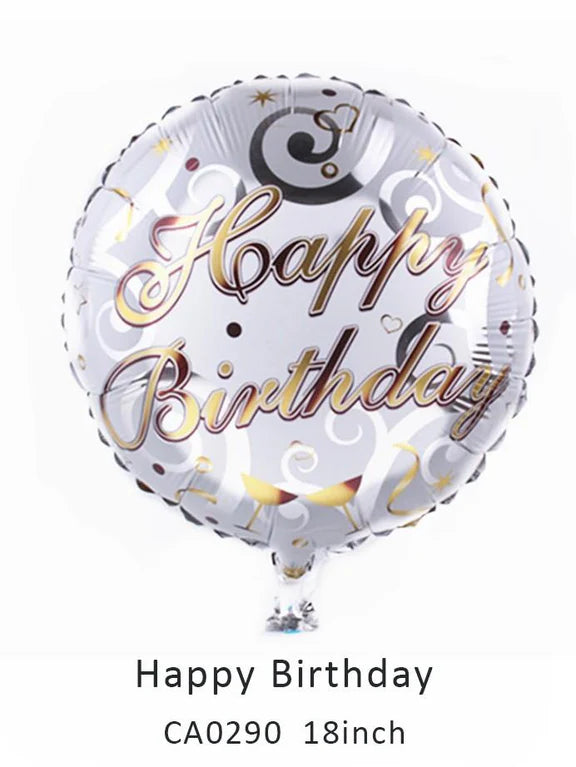 18inch Happy Birthday Balloon MOQ 50pcs Batch 5
