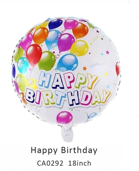 18inch Happy Birthday Balloon MOQ 50pcs Batch 5