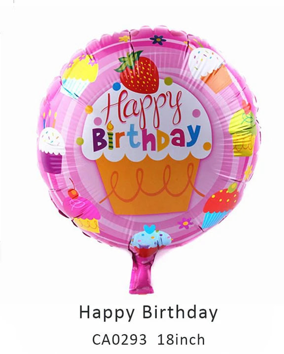 18inch Happy Birthday Balloon MOQ 50pcs Batch 5
