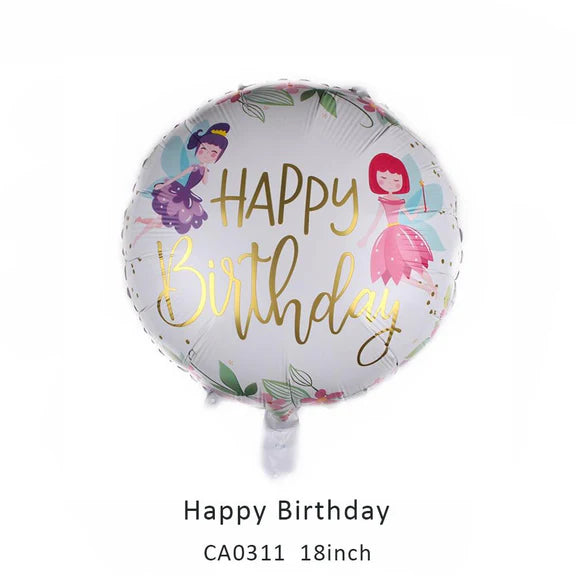18inch Happy Birthday Balloon MOQ 50pcs Batch 4