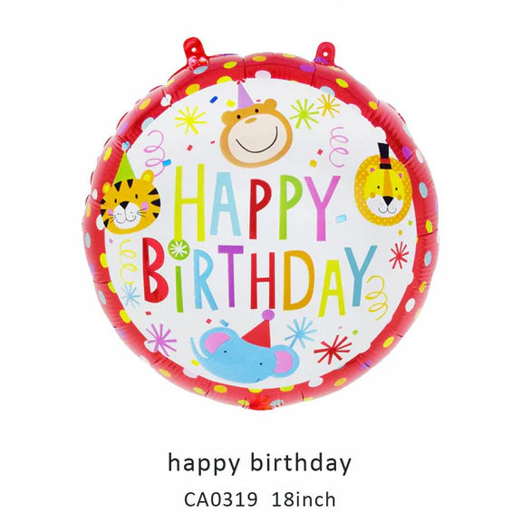 18inch Happy Birthday Balloon MOQ 50pcs Batch 4