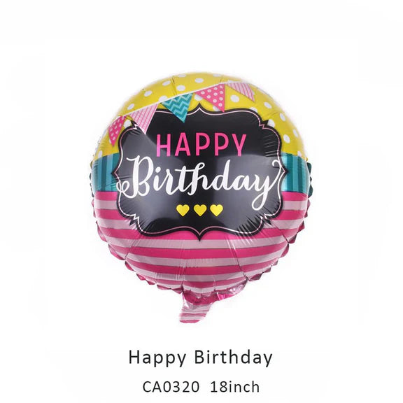 18inch Happy Birthday Balloon MOQ 50pcs Batch 4