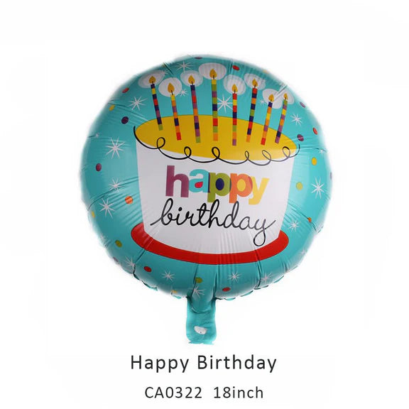 18inch Happy Birthday Balloon MOQ 50pcs Batch 4