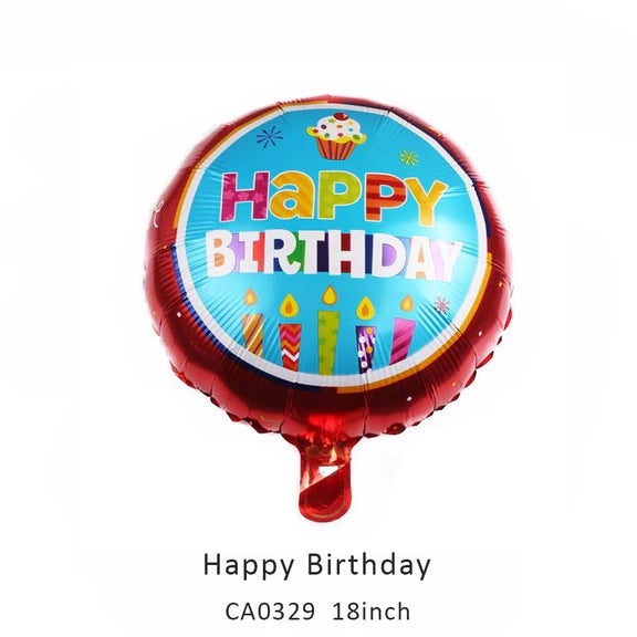 18inch Happy Birthday Balloon MOQ 50pcs Batch 4