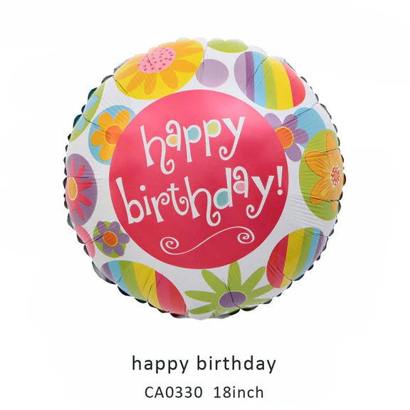 18inch Happy Birthday Balloon MOQ 50pcs Batch 4