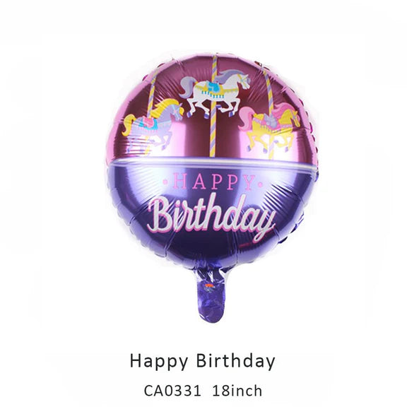 18inch Happy Birthday Balloon MOQ 50pcs Batch 4