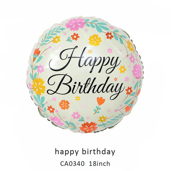 18inch Happy Birthday Balloon MOQ 50pcs Batch 3