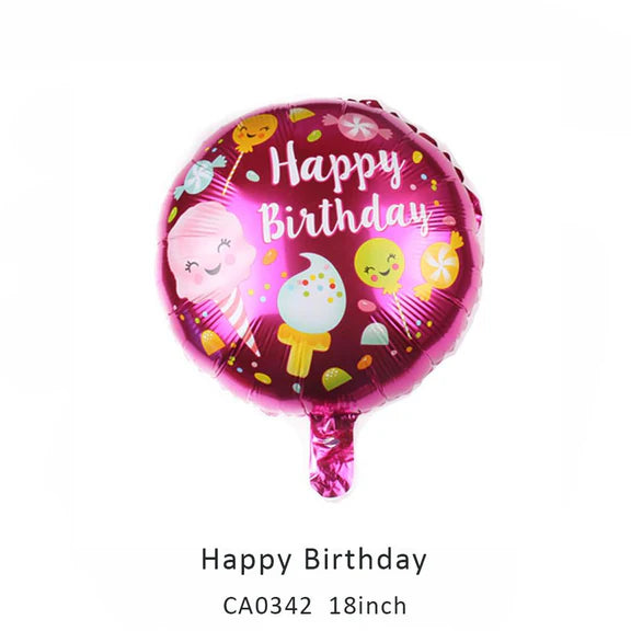 18inch Happy Birthday Balloon MOQ 50pcs Batch 3