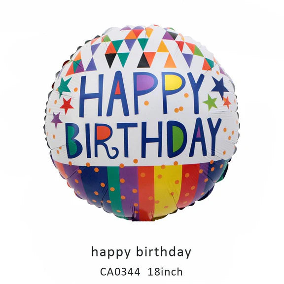 18inch Happy Birthday Balloon MOQ 50pcs Batch 3