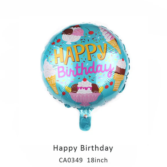 18inch Happy Birthday Balloon MOQ 50pcs Batch 3