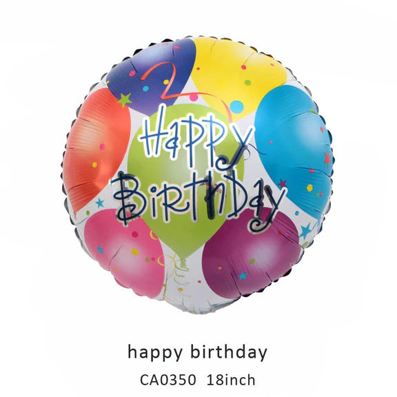 18inch Happy Birthday Balloon MOQ 50pcs Batch 3