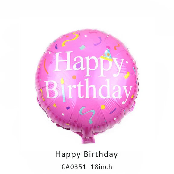 18inch Happy Birthday Balloon MOQ 50pcs Batch 3