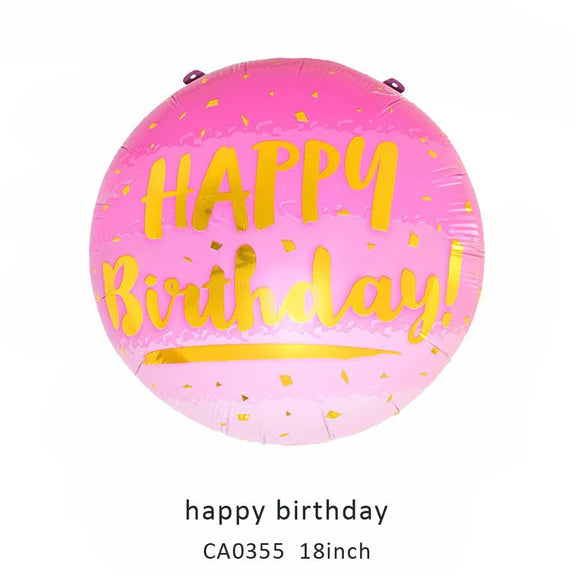 18inch Happy Birthday Balloon MOQ 50pcs Batch 3