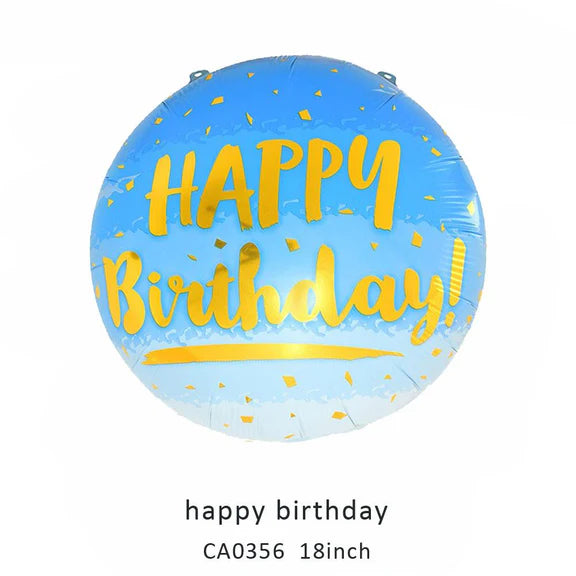 18inch Happy Birthday Balloon MOQ 50pcs Batch 3