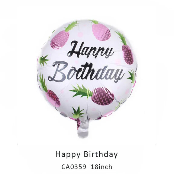 18inch Happy Birthday Balloon MOQ 50pcs Batch 2