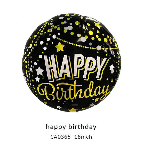18inch Happy Birthday Balloon MOQ 50pcs Batch 2