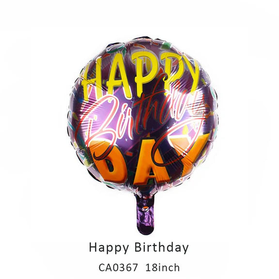 18inch Happy Birthday Balloon MOQ 50pcs Batch 2