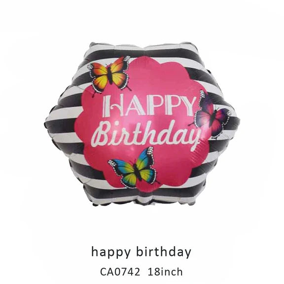 18inch Happy Birthday Balloon MOQ 50pcs Batch 6