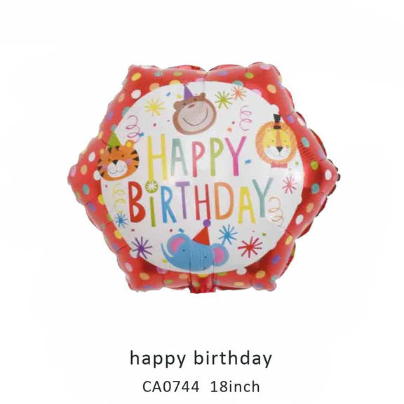 18inch Happy Birthday Balloon MOQ 50pcs Batch 6