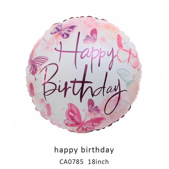 18inch Happy Birthday Balloon MOQ 50pcs Batch 1