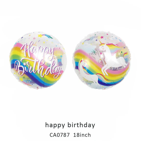 18inch Happy Birthday Balloon MOQ 50pcs Batch 1