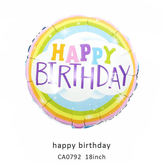 18inch Happy Birthday Balloon MOQ 50pcs Batch 1