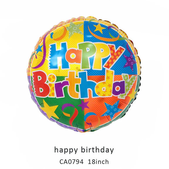 18inch Happy Birthday Balloon MOQ 50pcs Batch 1