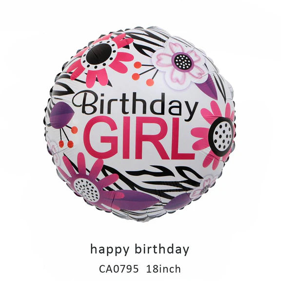 18inch Happy Birthday Balloon MOQ 50pcs Batch 1