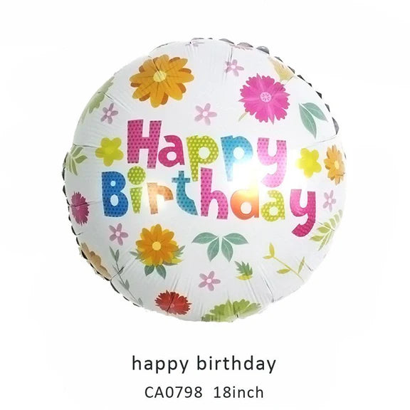 18inch Happy Birthday Balloon MOQ 50pcs Batch 1