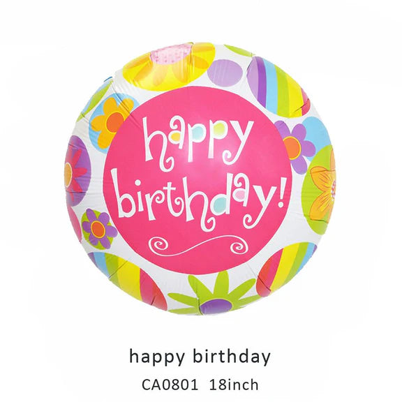 18inch Happy Birthday Balloon MOQ 50pcs Batch 1