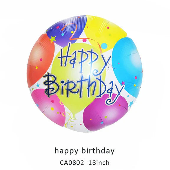 18inch Happy Birthday Balloon MOQ 50pcs Batch 1
