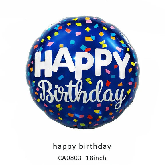 18inch Happy Birthday Balloon MOQ 50pcs Batch 1