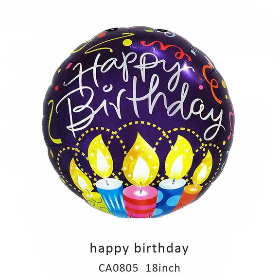 18inch Happy Birthday Balloon MOQ 50pcs Batch 5