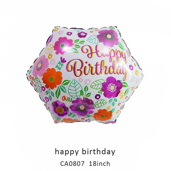 18inch Happy Birthday Balloon MOQ 50pcs Batch 6
