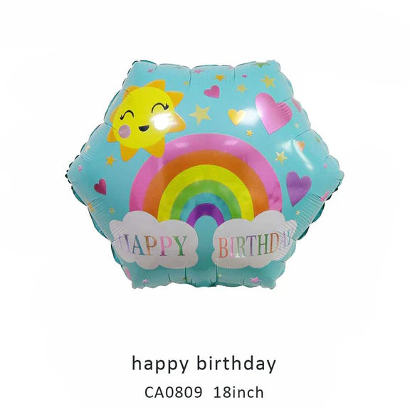 18inch Happy Birthday Balloon MOQ 50pcs Batch 6