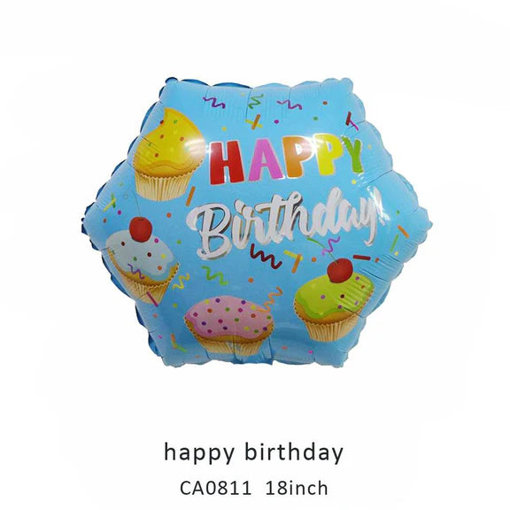 18inch Happy Birthday Balloon MOQ 50pcs Batch 6