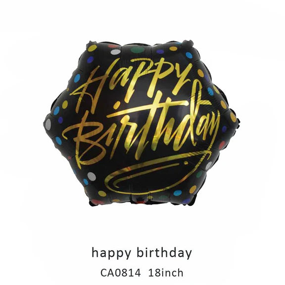 18inch Happy Birthday Balloon MOQ 50pcs Batch 6