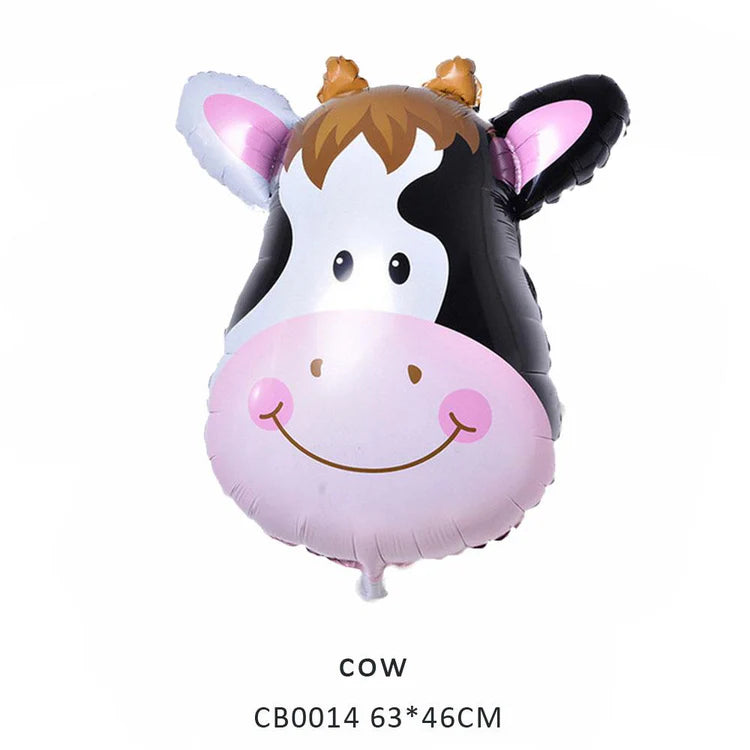 Animal Head Foil Balloon MOQ 50pcs